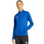 Chaqueta de entrenamiento con cremallera completa adidas Entrada 26 mujer, azul, M