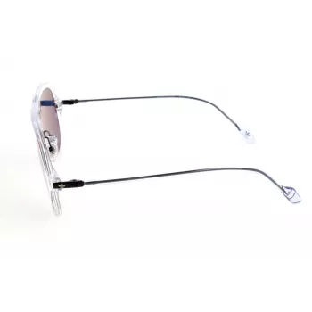 Gafas de sol de hombre Adidas AOK001 - montura negra, lentes ahumadas, 57 mm