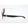 Gafas de sol de hombre Adidas AOR005 - montura negra, lentes grises, 54 mm