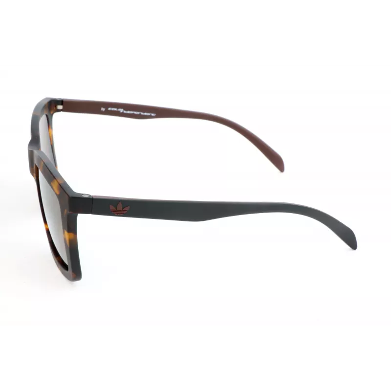 Adidas gafas de sol para hombre AOR015 – montura negra mate, lentes grises – 53/20/140 mm