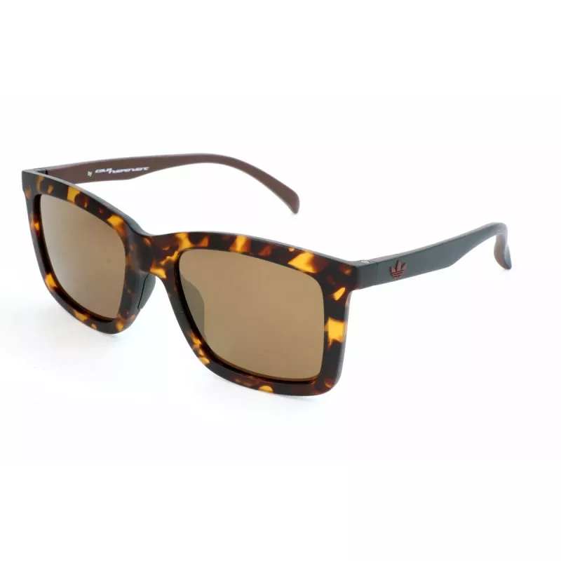 Adidas gafas de sol para hombre AOR015 – montura negra mate, lentes grises – 53/20/140 mm
