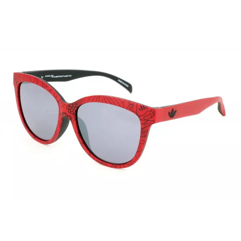 Adidas Hombre AORD005SBG053 Gafas de sol rectangulares - Montura negra Lentes grises 54/21/140 mm