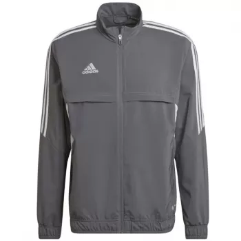 adidas Hombre Condivo 22 Sudadera de presentación Grey Four HD2272