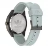 Adidas Reloj digital de cuarzo de hombre AOFH22001 43mm negro acero inoxidable reciclado y silicona