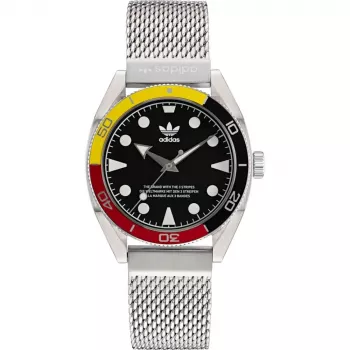 Adidas Reloj digital de hombre AOFH22502 42mm correa de silicona negra