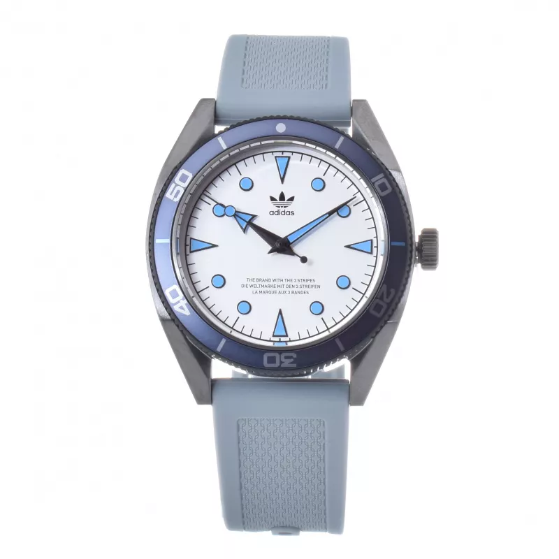 Adidas reloj de hombre Project One analógico de cuarzo AOFH22003 43mm correa de silicona negra