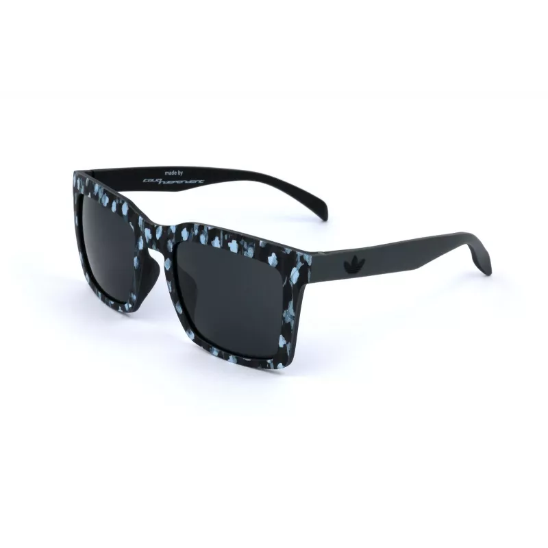Adidas Originals AOR010-TFL009 Gafas de sol de hombre - Montura negra mate, lente ahumada, 53 mm