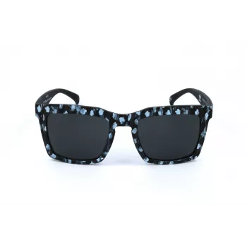 Adidas Originals AOR010-TFL009 Gafas de sol de hombre - Montura negra mate, lente ahumada, 53 mm