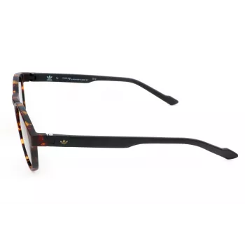 Gafas de sol rectangulares de hombre Adidas Originals AOR028-092009 - montura negra, lentes grises, 50 mm