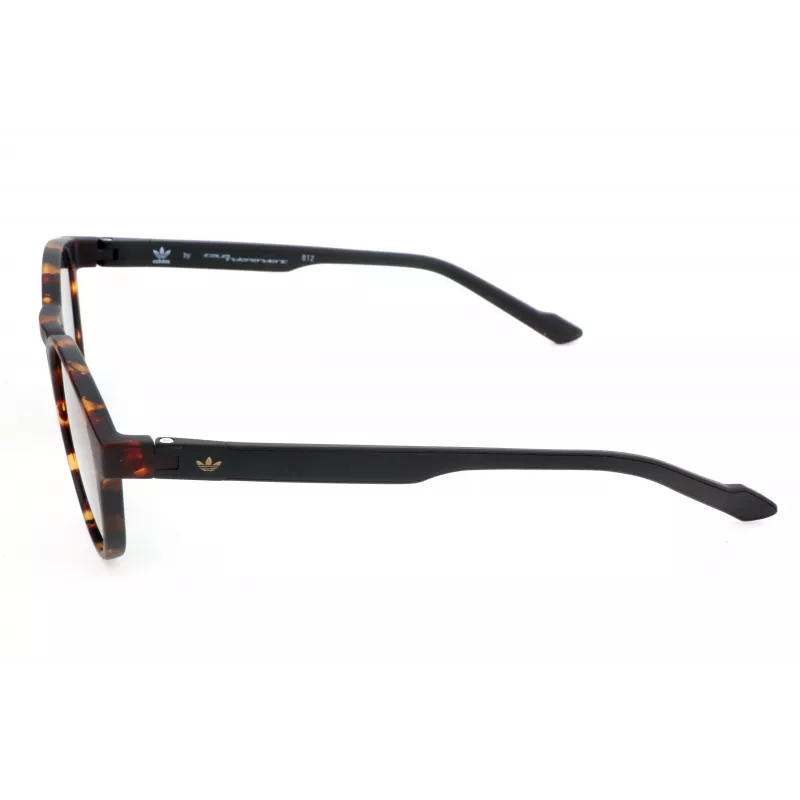Gafas de sol rectangulares de hombre Adidas Originals AOR028-092009 - montura negra, lentes grises, 50 mm