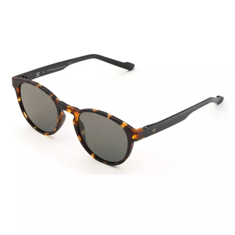 Gafas de sol rectangulares de hombre Adidas Originals AOR028-092009 - montura negra, lentes grises, 50 mm