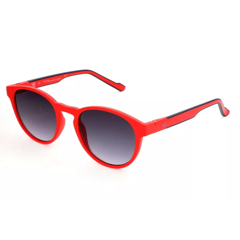 Gafas de sol Adidas Originals AOR028 - montura negra mate, cristales grises, 50 mm