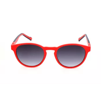 Gafas de sol Adidas Originals AOR028 - montura negra mate, cristales grises, 50 mm
