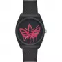 Adidas Originals Digital Two reloj digital unisex AOST22039 38mm plata acero inoxidable silicona negra