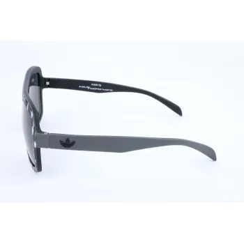 Adidas Originals Gafas de sol de hombre AOR011-TFL009 - Montura negra, lentes grises, 54 mm