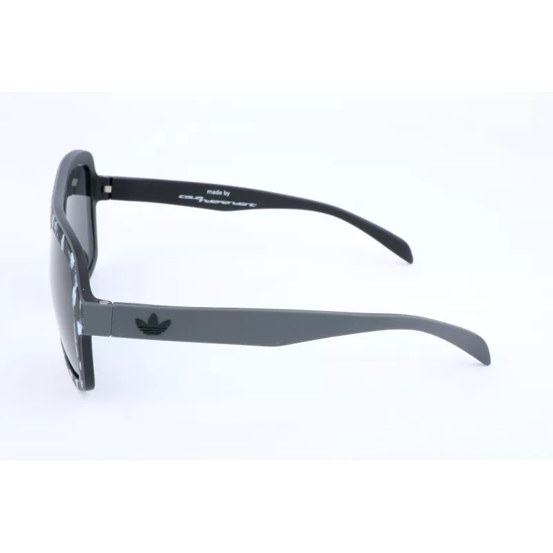 Adidas Originals Gafas de sol de hombre AOR011-TFL009 - Montura negra, lentes grises, 54 mm