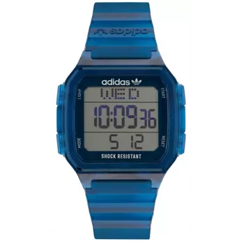 Adidas Project Two Reloj digital de cuarzo para hombre AOST22552 48mm Silicona negra