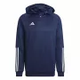 adidas Tiro 23 Competition Hoodie Hombre Azul marino Poliéster reciclado AEROREADY Sudadera de entrenamiento de fútbol