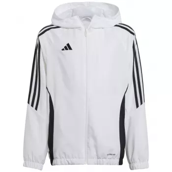 Chaqueta de entrenamiento adidas Tiro 24 niños blanca 128cm