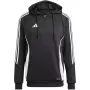 adidas Tiro 24 sudadera de entrenamiento con capucha hombre negra IJ9957