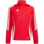 adidas Tiro 24 chaqueta de entrenamiento para niños rojo 128cm