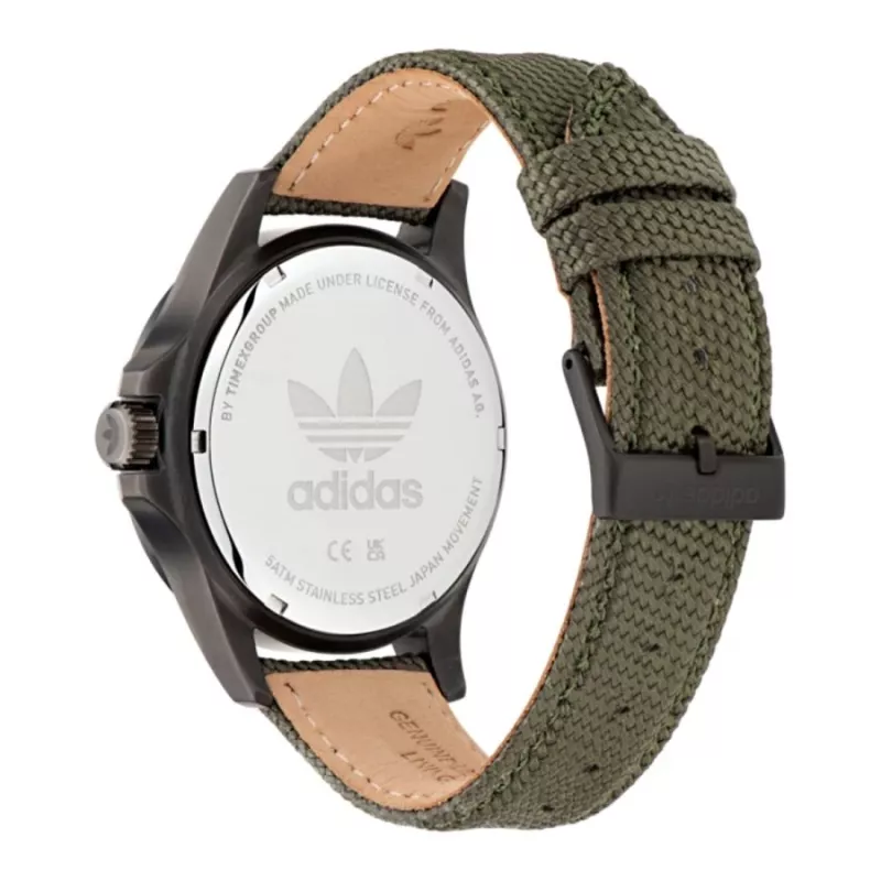 Adidas Reloj unisex AOFH23017 44mm acero inoxidable cuarzo analógico