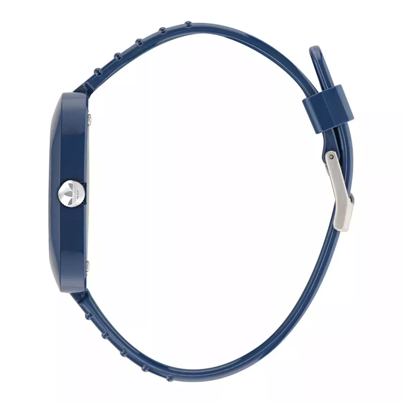 Adidas Reloj Unisex AOSY24029 37mm Cuarzo Analógico Correa de silicona blanca