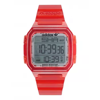 Reloj digital de cuarzo de mujer Adidas AOST22051 38mm negro silicona