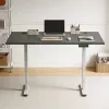 Mesa regulable en altura Up Up Bjorn II Gris, tablero M Negro