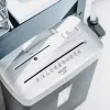 Adler AD 1037s destructora de documentos de corte en tiras plateada, 5 hojas, nivel de seguridad P-1, depósito de 10 l