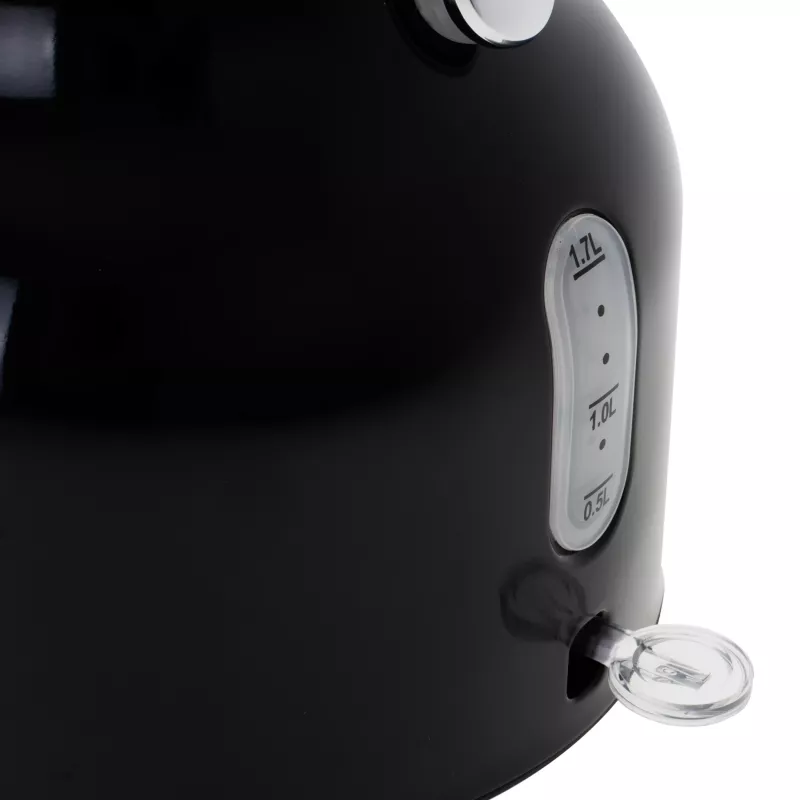 Hervidor de agua Adler AD 1346B 1,7 L, 2200 W, negro, metálico