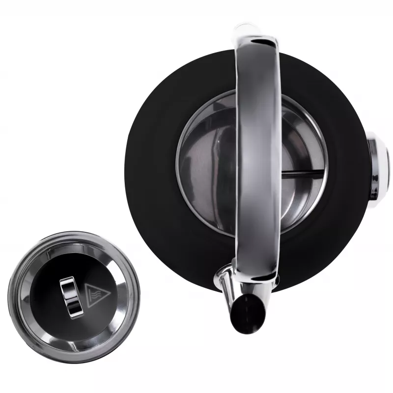 Hervidor de agua Adler AD 1346B 1,7 L, 2200 W, negro, metálico