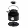 Hervidor de agua Adler AD 1346B 1,7 L, 2200 W, negro, metálico