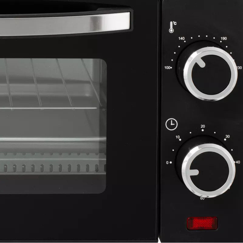 Adler AD 6032 Horno Eléctrico Compacto, 9 l, 650 W, Negro