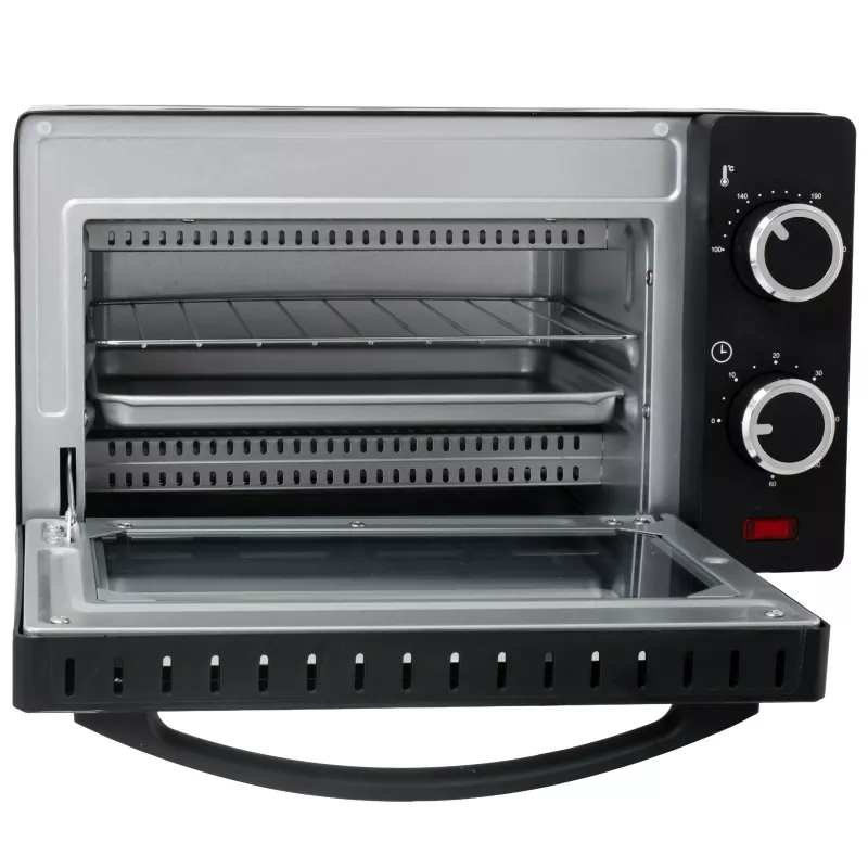 Adler AD 6032 Horno Eléctrico Compacto, 9 l, 650 W, Negro