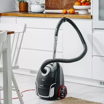 Adler AD 7054 Aspirador sin bolsa 2200 W con filtro HEPA, depósito de 1,5 L, tubo telescópico de metal, negro/plata