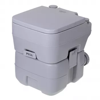 Adler CAMRY CR 1035 Inodoro portátil de camping 20L depósito de aguas residuales 15L depósito de agua limpia Descarga manual de pistón