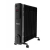 Camry CR 7814 radiador de aceite con mando a distancia, 2500 W, 13 elementos, negro