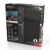 Camry CR 7814 radiador de aceite con mando a distancia, 2500 W, 13 elementos, negro
