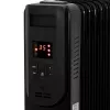 Camry CR 7814 radiador de aceite con mando a distancia, 2500 W, 13 elementos, negro