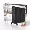 Adler Camry radiador de aceite CR 7820 2000W 9 elementos radiador relleno de aceite blanco/gris