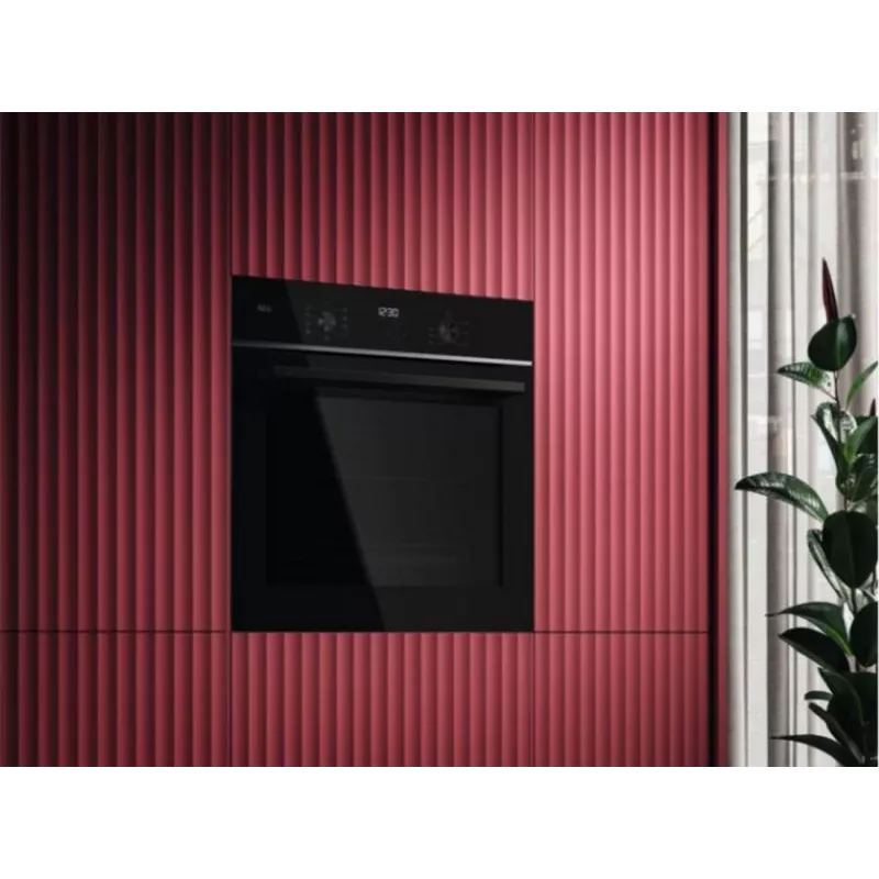 AEG 5000 SurroundCook Horno eléctrico empotrable, 72L, limpieza pirolítica, acero inoxidable