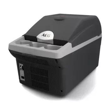 AEG BK16 nevera y calentador termoeléctrico 16L, 12V/230V, gris/negro