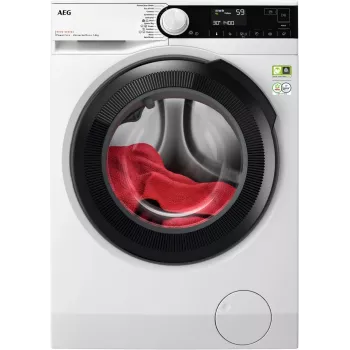 Lavadora de carga frontal AEG LFR83844VE, 8kg, 1400 rpm, blanca