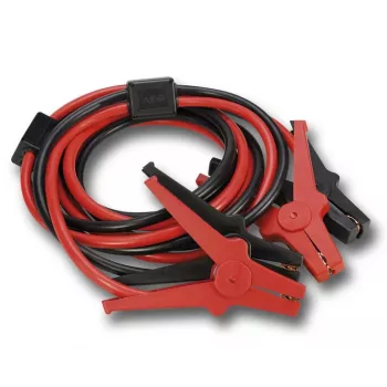 AEG SP 25 cables de arranque 34,2 mm² aluminio recubierto de cobre, 3,5 m, 600 A, 12/24 V, pinzas totalmente aisladas 97216