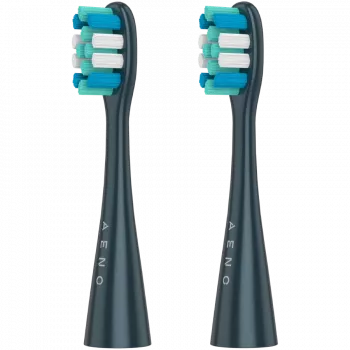 AENO ADB0010N Cabezales de cepillo de repuesto, 2 uds., blanco, compatible con el cepillo de dientes sónico ADLER ADB0010N