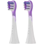 AENO ADBTH9V cabezales de recambio para cepillo de dientes sónico (2 uds.) para AENO DB9V (ADB0009V), suaves, violeta