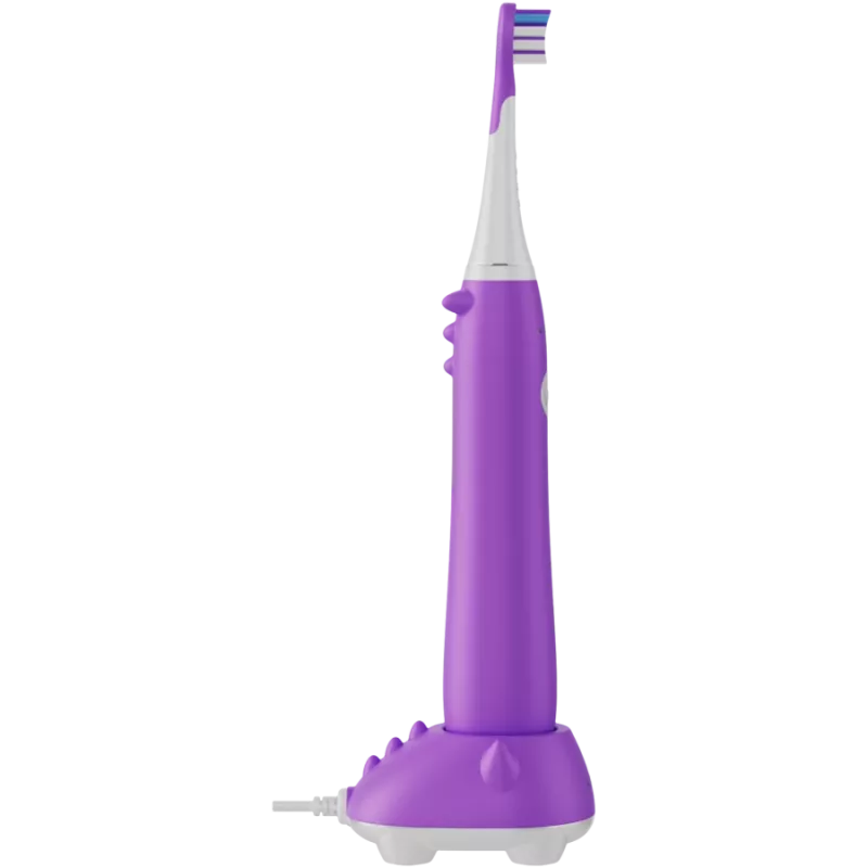AENO Cepillo de dientes inalámbrico, violeta, 3 cabezales, 600mAh, 5 modos, Smart Remind