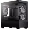 AEROCOOL P300D G-BK-v1 caja mini torre ATX, negra, cristal templado