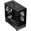 AEROCOOL P300D G-BK-v1 caja mini torre ATX, negra, cristal templado